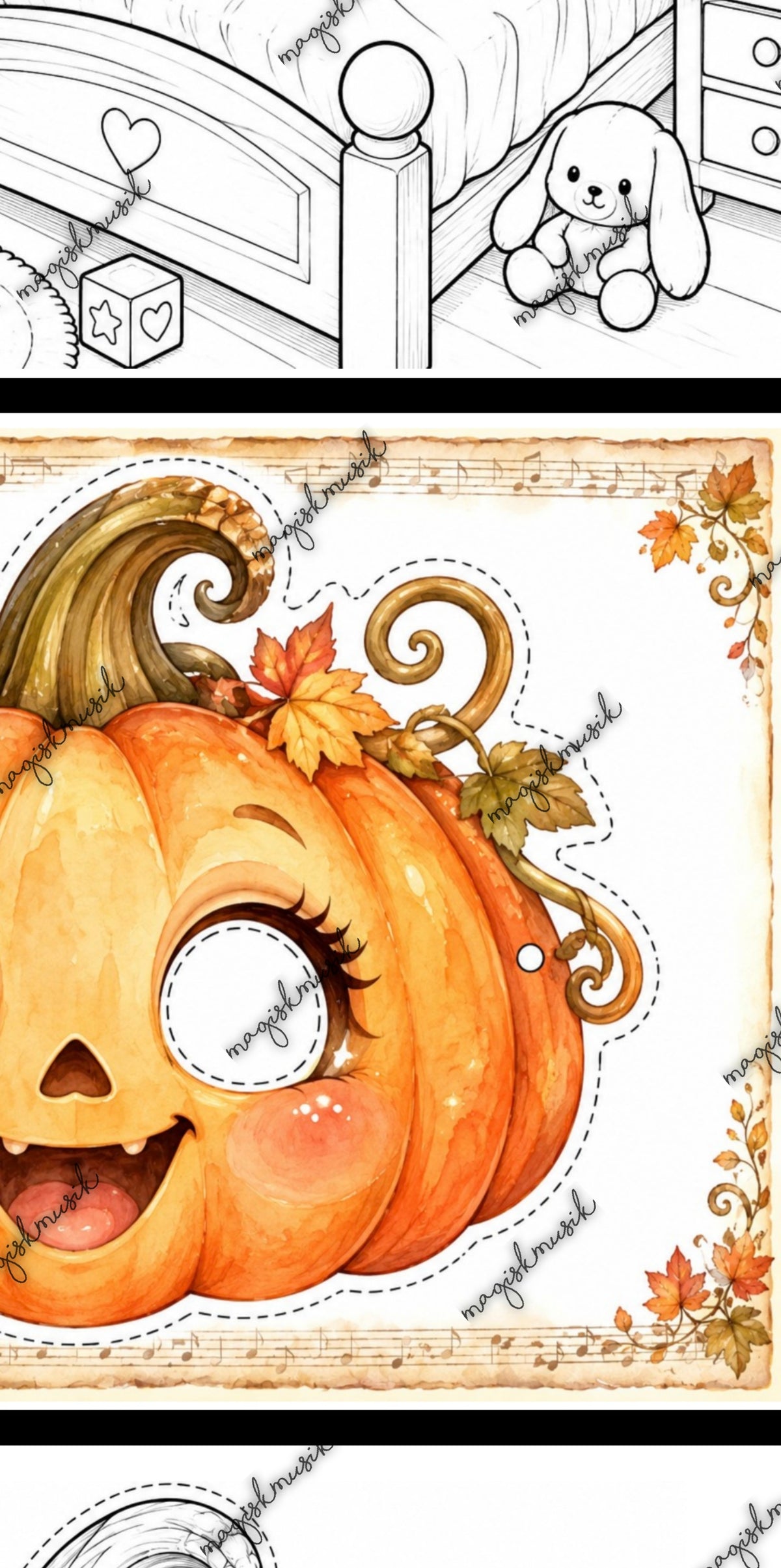 Halloweenpakken - leg, læring og lidt magi, 2-6 år print selv