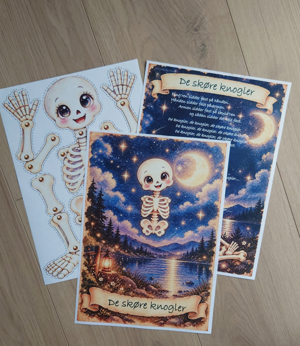 Halloweenpakken - leg, læring og lidt magi, 2-6 år print selv