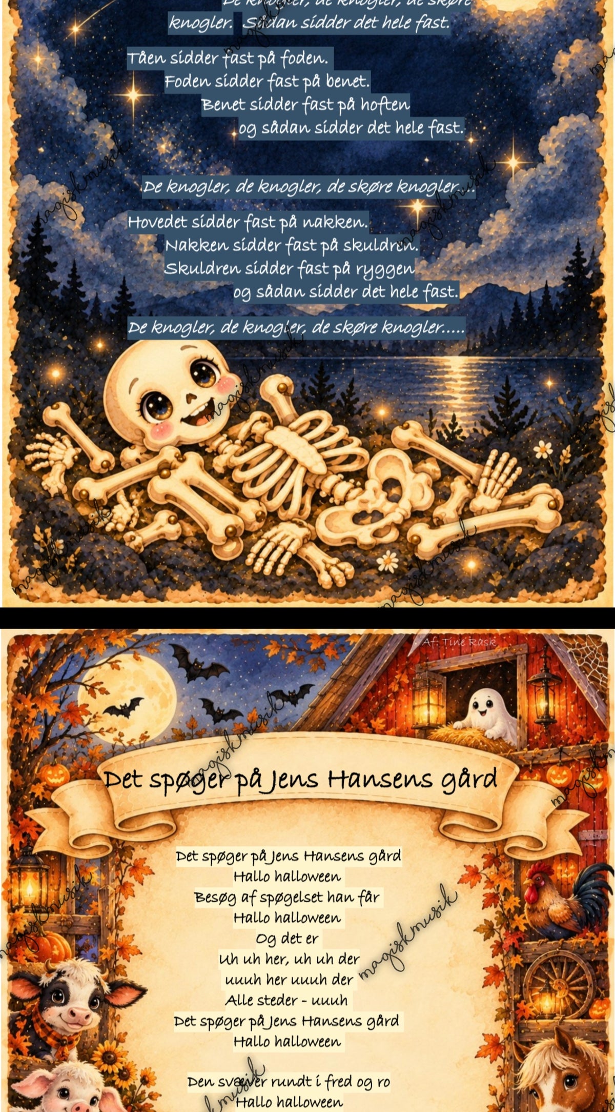 Halloweenpakken - leg, læring og lidt magi, 2-6 år print selv