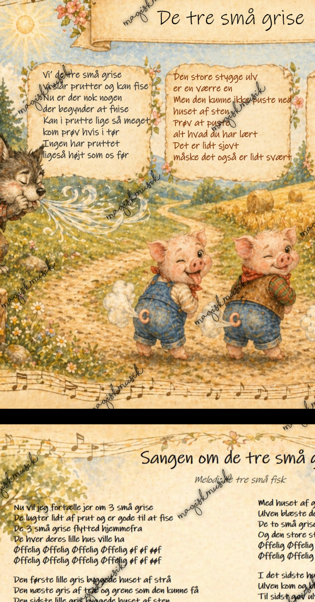 De tre små grise