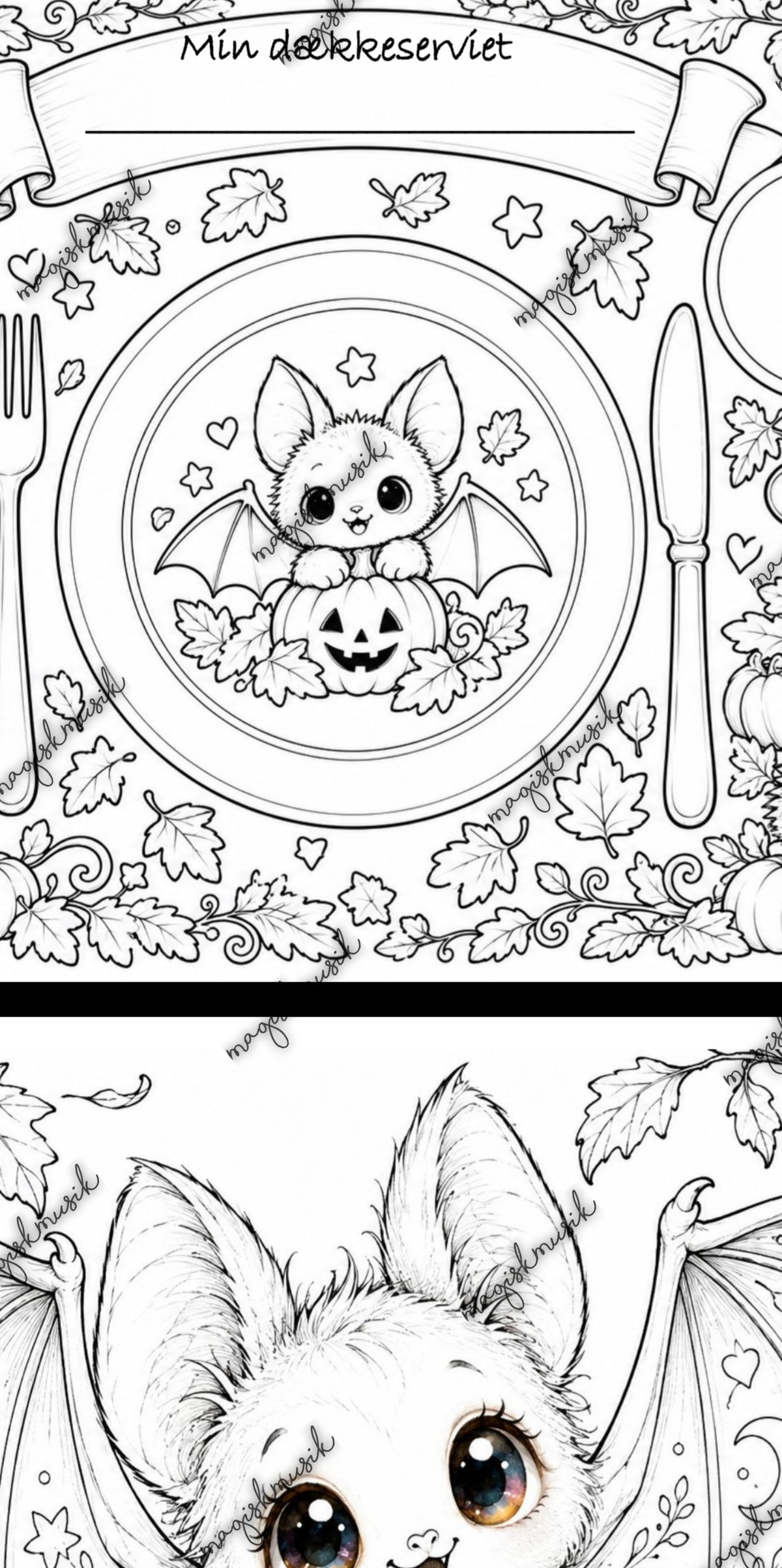 Halloweenpakken - leg, læring og lidt magi, 2-6 år print selv
