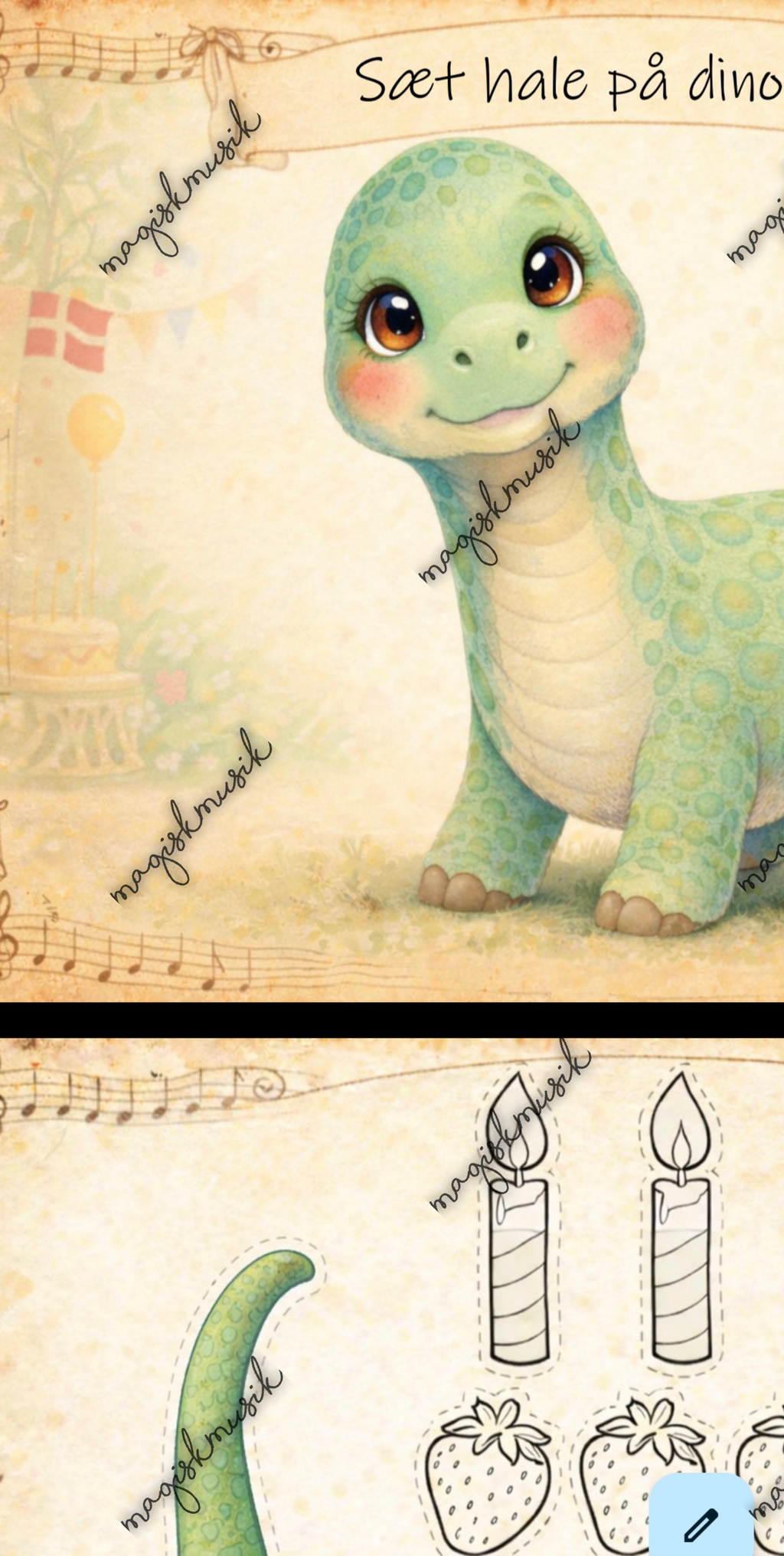 Fødselsdag med dinosaurer