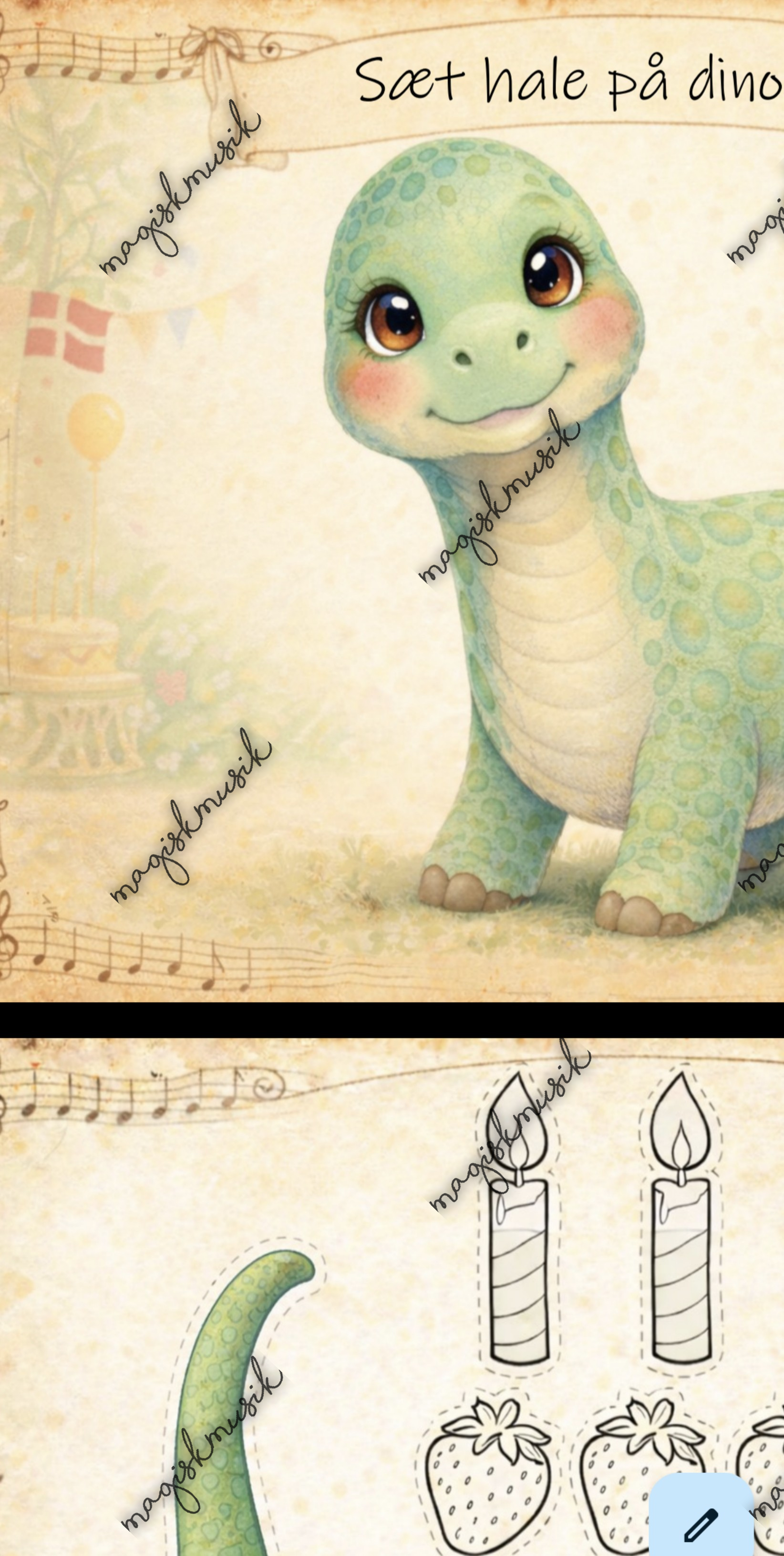 Fødselsdag med dinosaurer