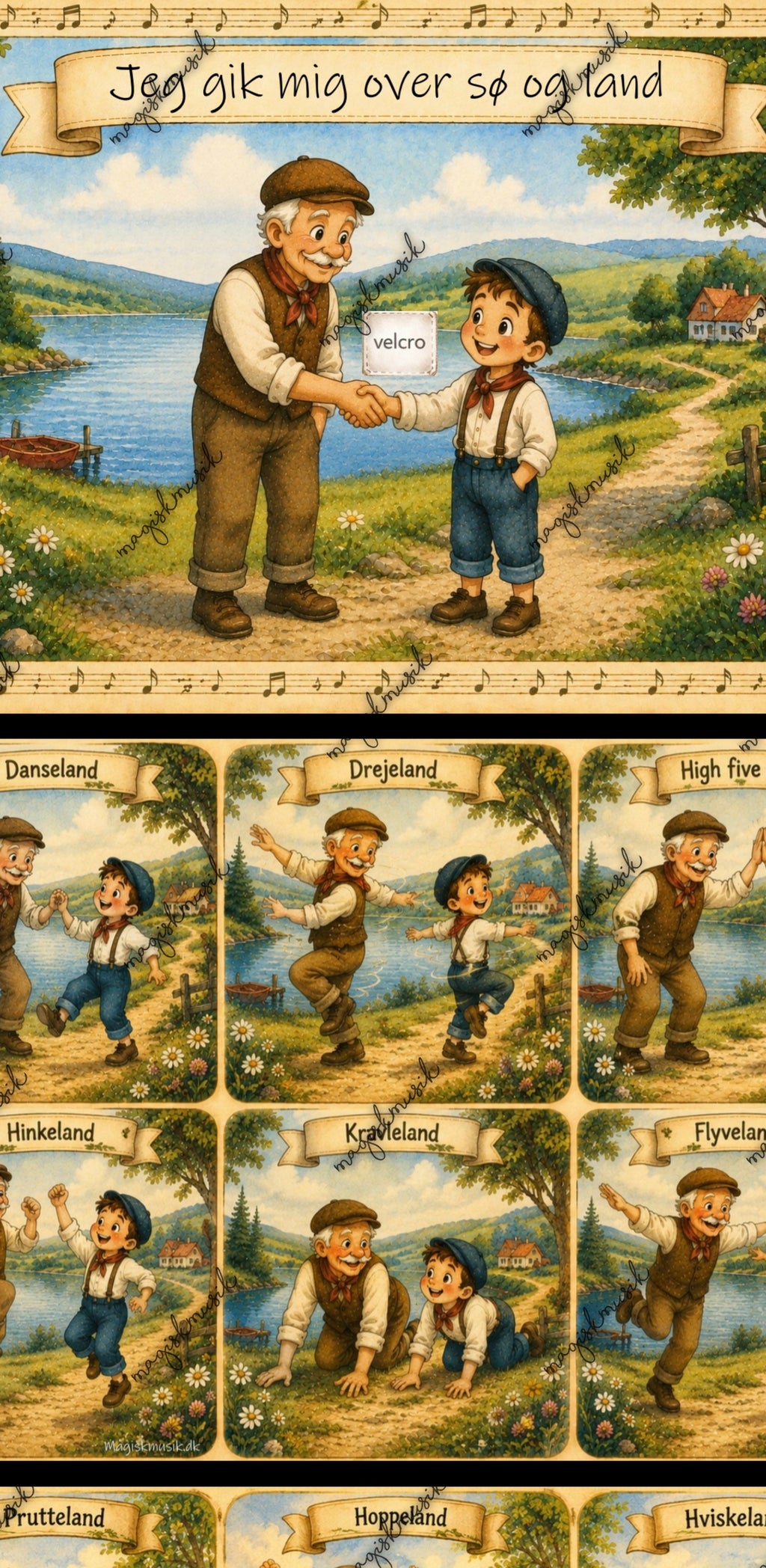Jeg gik mig over sø og land